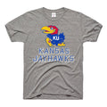 Charlie Hustle Kansas Jayhawks Block Tee