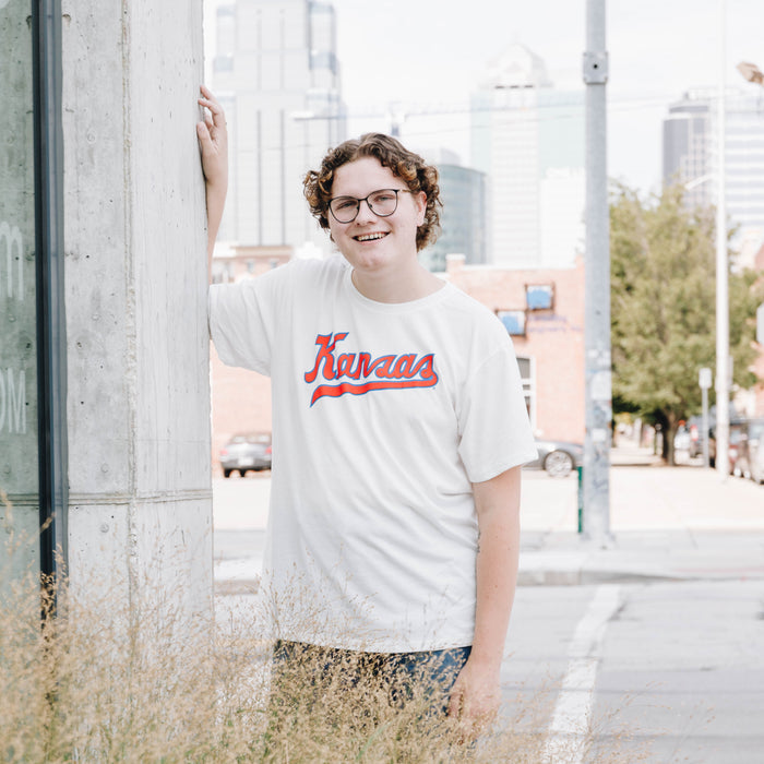 Charlie Hustle Kansas Script Tee