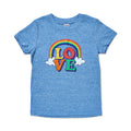 Charlie Hustle Pride Love Rainbow Kids Tee