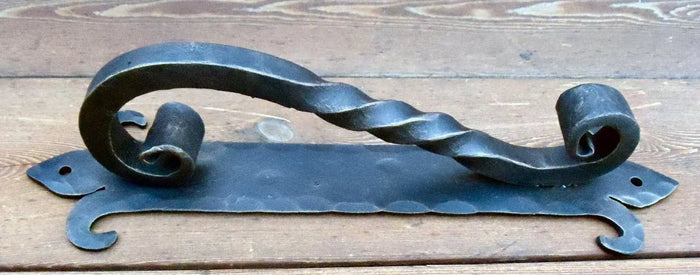 Chateauesque Iron Door Pull - Old West Iron