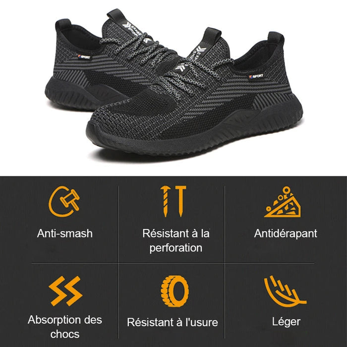 Chaussures de Travail Confortables et Respirantes ciaovie