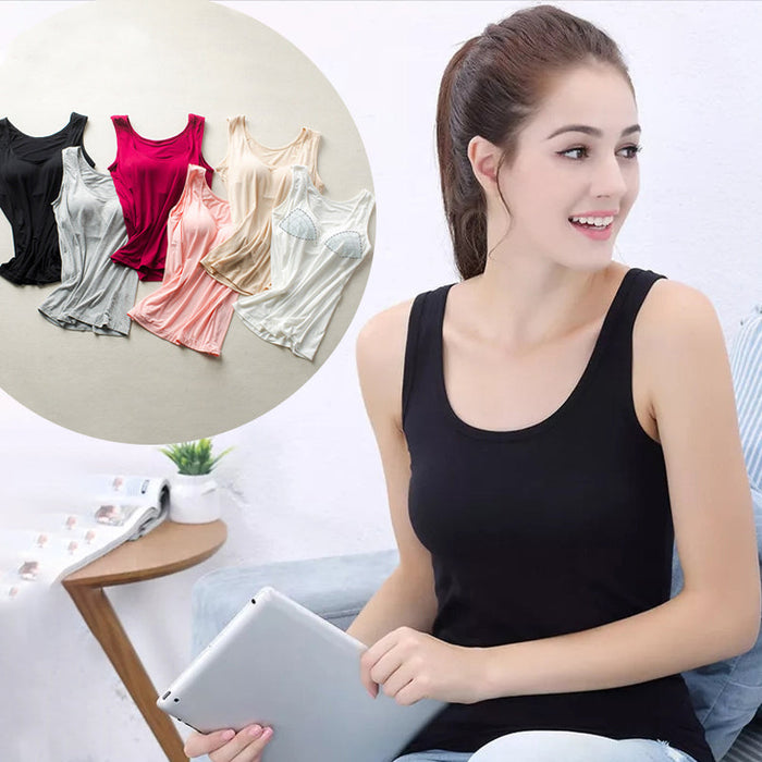 Ciaovie™ Débardeurs Femme Intégré Rembourré ciaovie