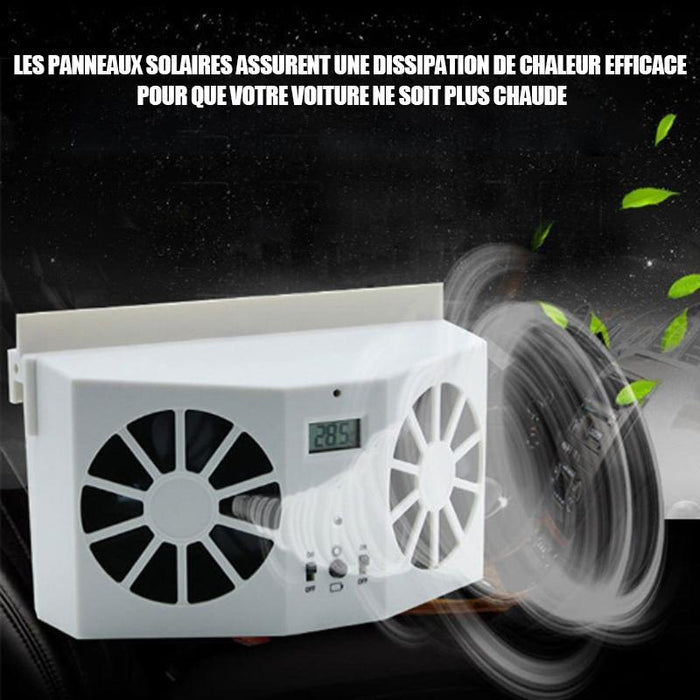 Ciaovie™ Ventilateur D'échappement Solaire De Voiture ciaovie