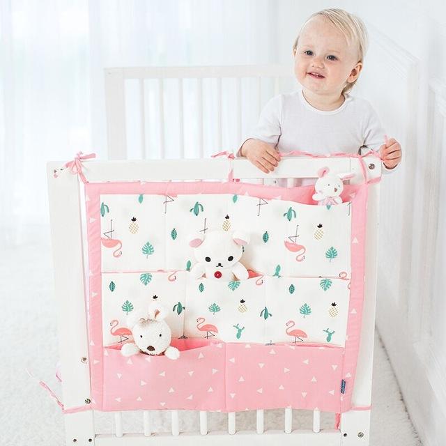 Cotton Cloth Baby Bed Hanging Organizer DSers