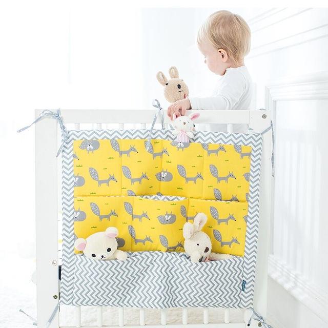 Cotton Cloth Baby Bed Hanging Organizer DSers
