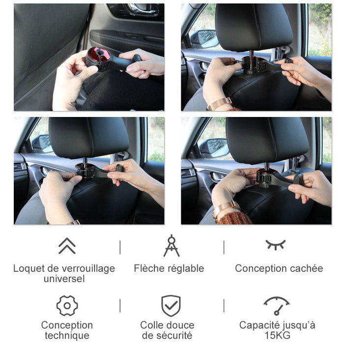 Crochet de Voiture pour Support d'Appui-tête ciaovie