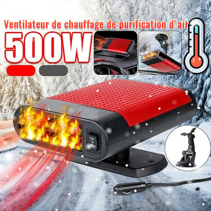 Dégivrage de ventilateur de refroidissement de chauffage de véhicule antibuée 2 EN 1 ciaovie
