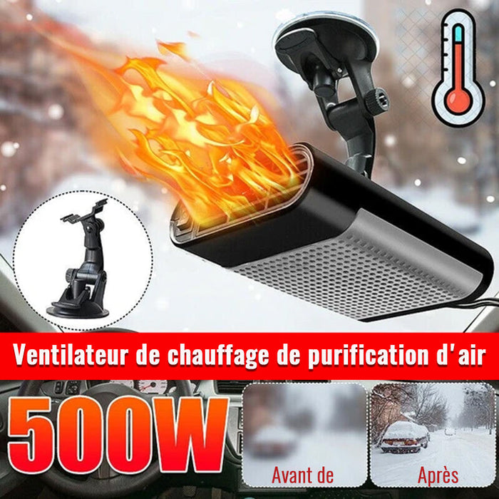 Dégivrage de ventilateur de refroidissement de chauffage de véhicule antibuée 2 EN 1 ciaovie