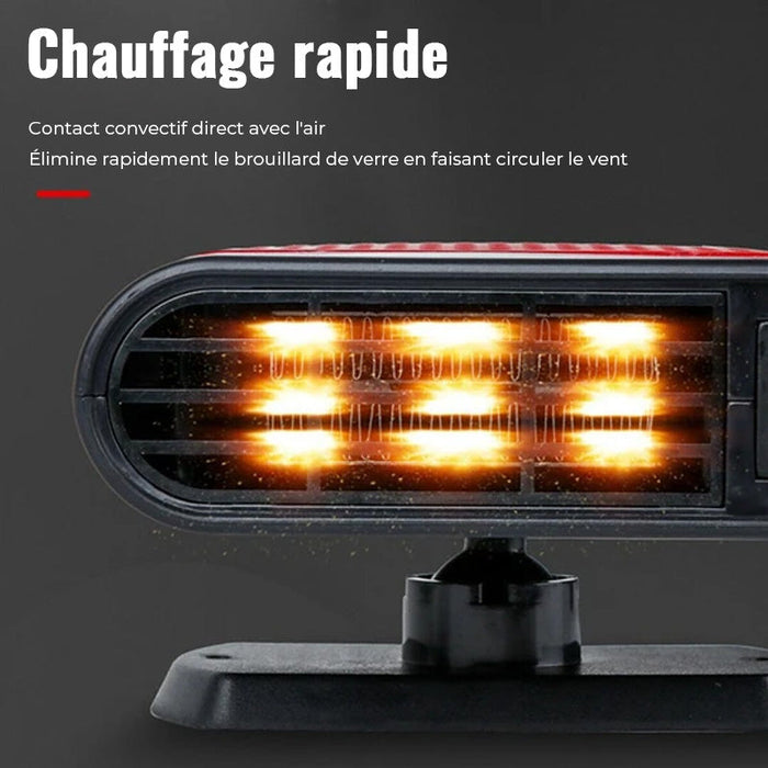 Dégivrage de ventilateur de refroidissement de chauffage de véhicule antibuée 2 EN 1 ciaovie