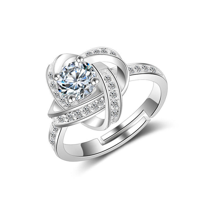 Dimond 925 Sterling Sliver Ring cjdropshipping