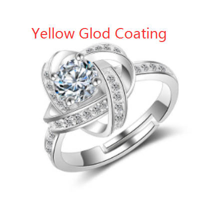 Dimond 925 Sterling Sliver Ring cjdropshipping