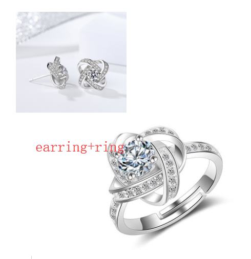 Dimond 925 Sterling Sliver Ring cjdropshipping