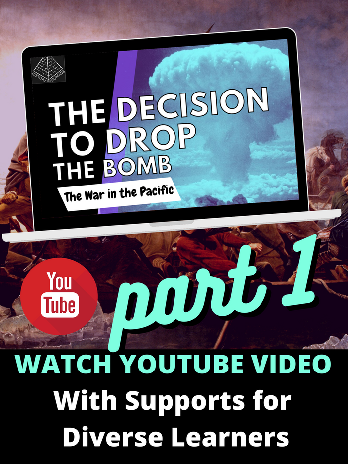 dropping the atomic bomb lesson plan