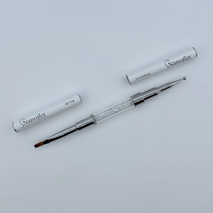 Dual Ended Flat Brush and Tool  | NanoFlex