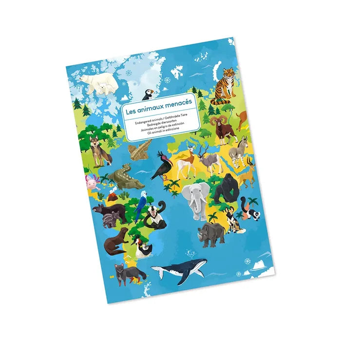 ENDANGERED ANIMALS 200PC PUZZLE