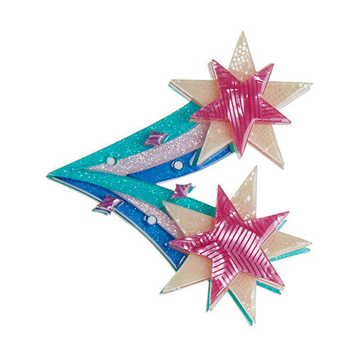 Erstwilder Star Burst Brooch Pin Front