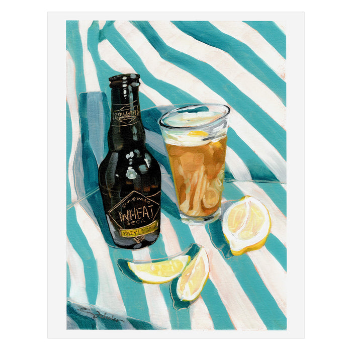 Evin Schuler Oils Boulevard Wheat Print
