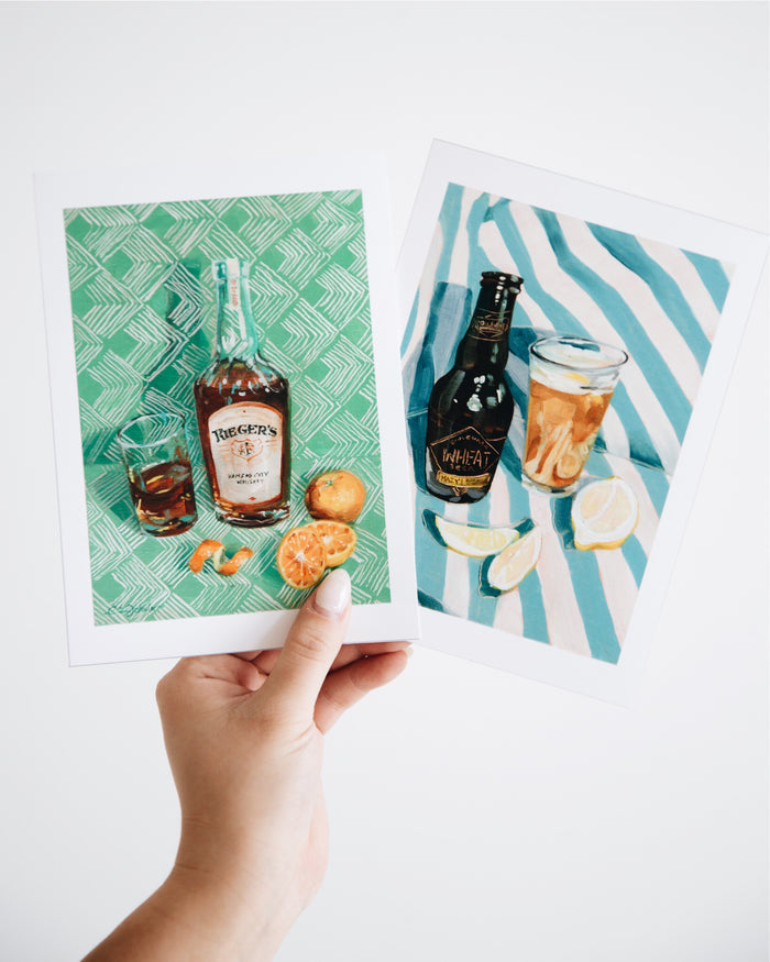 Evin Schuler Oils Rieger Whiskey Print