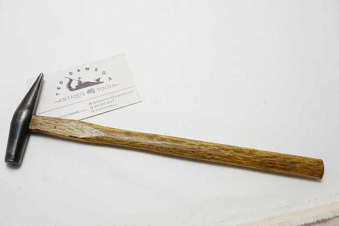 EXQUISITE SMALL JEWELLER'S HAMMER - WHITE OAK HANDLE