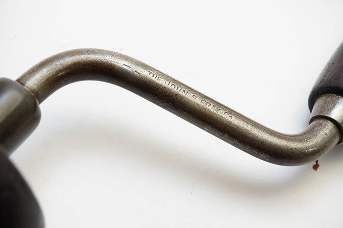 FINE & EARLY JOHN S. FRAY NICKEL PLATED HAND BRACE - 6" SWEEP