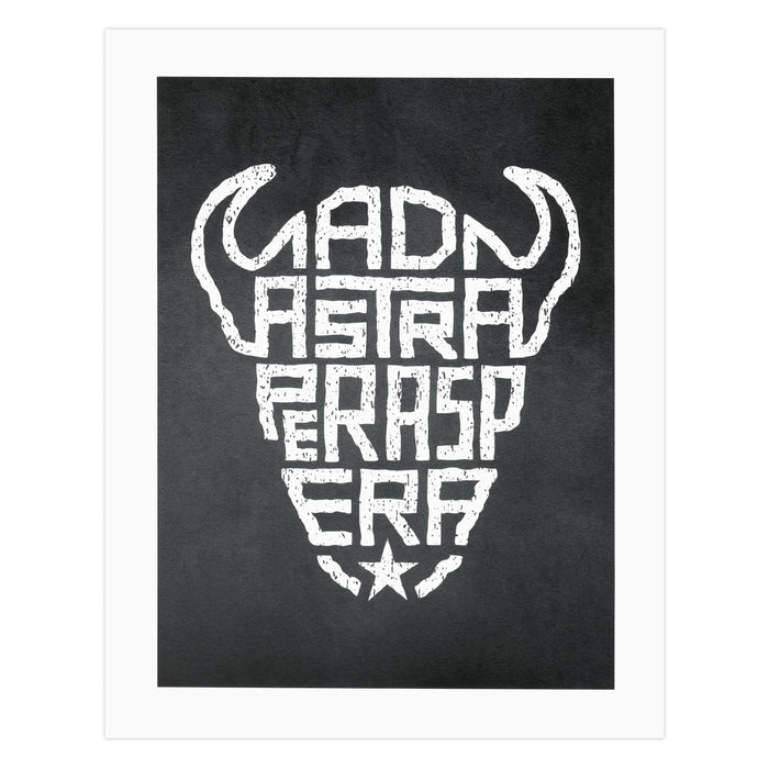 Flint & Field Ad Astra Bison Print