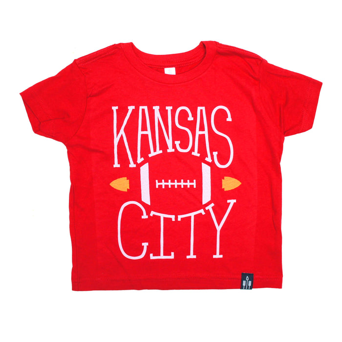 Flint & Field Kansas City Football Kids Tee