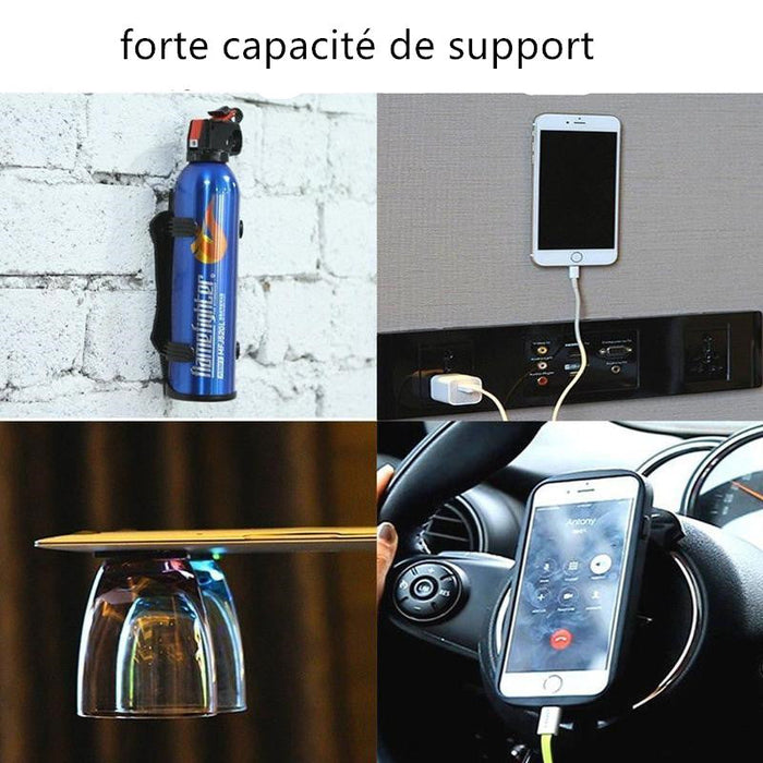 Gel Pads Support Téléphone Voiture en Silicone Antidérapant ciaovie