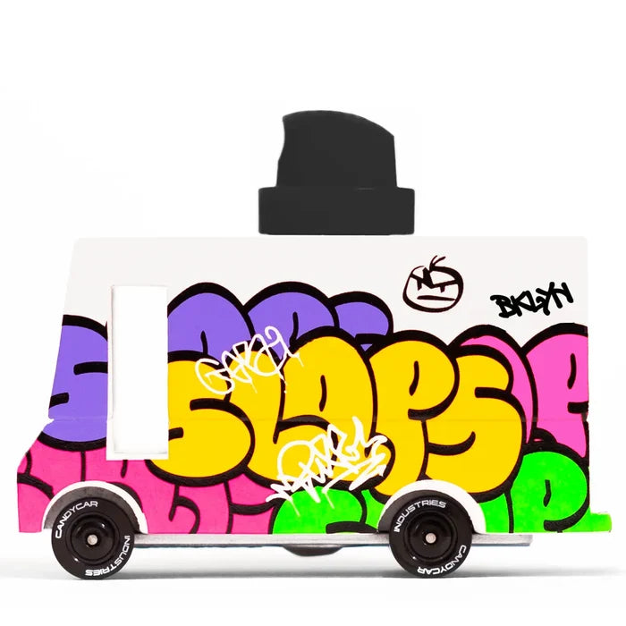 GRAFFITI BLACK VAN