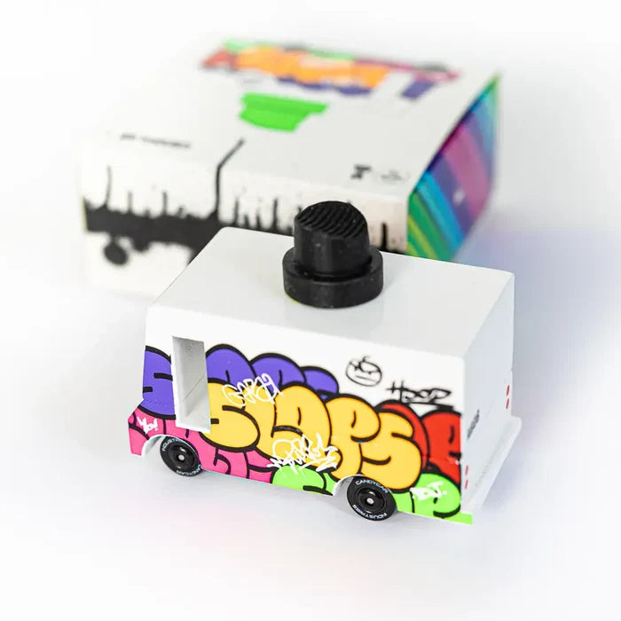 GRAFFITI BLACK VAN