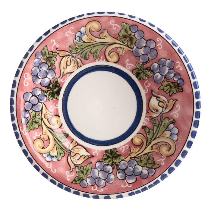 Grapes Ceramica Salerno 21cm Pasta Bowls (Set of 6)