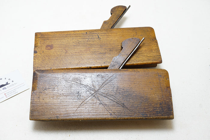 GREAT MATCHED PAIR OF 1ST & 2ND CUT SASH PLANES - MOIR GLASGOW