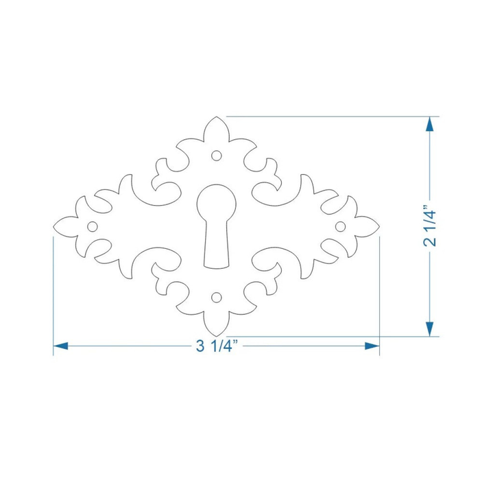 Greek Ionic Escutcheon Plate