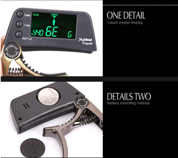 Guitar Capo with Built-in Tuner cjdropshipping