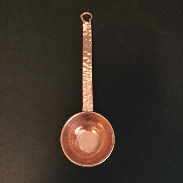 Hammered Copper 1oz Coffee Scoop - Old West Iron