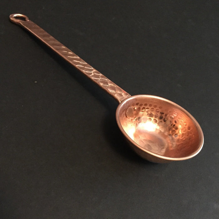 Hammered Copper 1oz Coffee Scoop - Old West Iron