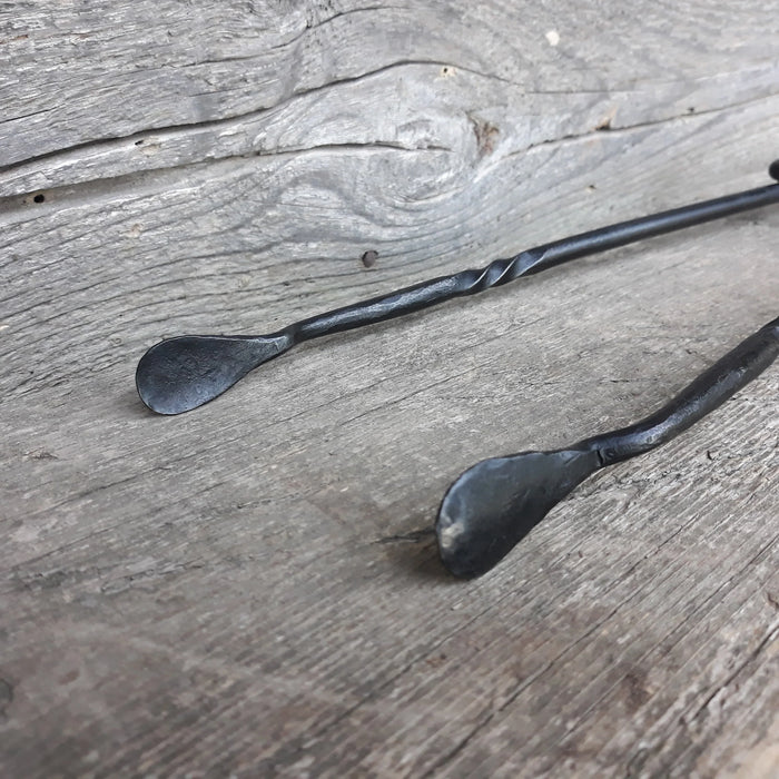Hand Forged Charcoal Tongs - Old West Iron