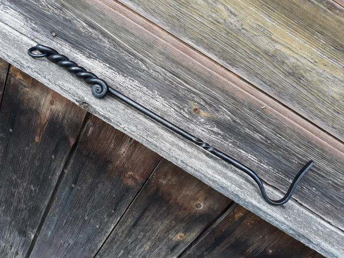 Hand Forged Fireplace Poker - Old West Iron