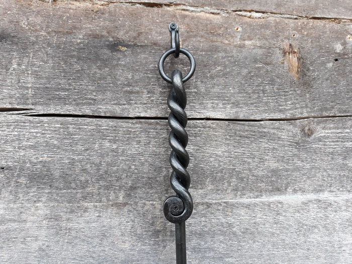 Hand Forged Fireplace Poker - Old West Iron