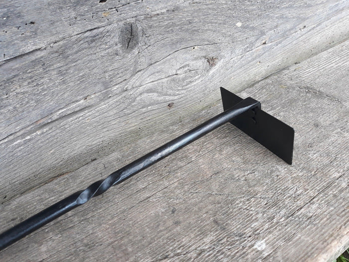 Hand Forged Fireplace Rake 56cm - Old West Iron