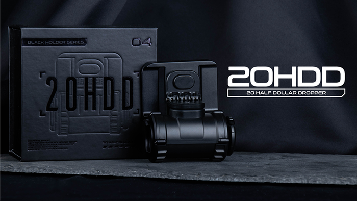 Hanson Chien Presents 20HDD (20 Half Dollar Dropper) by Ochiu Studio (Black Holder Series)