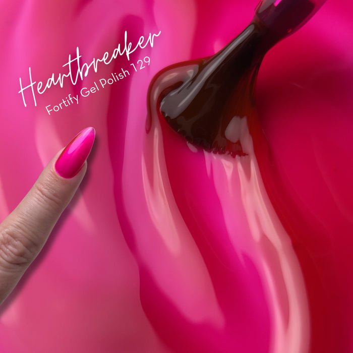 HEMA Free Gel Polish | Fortify by Fuzion | Colour 129  Heartbreaker
