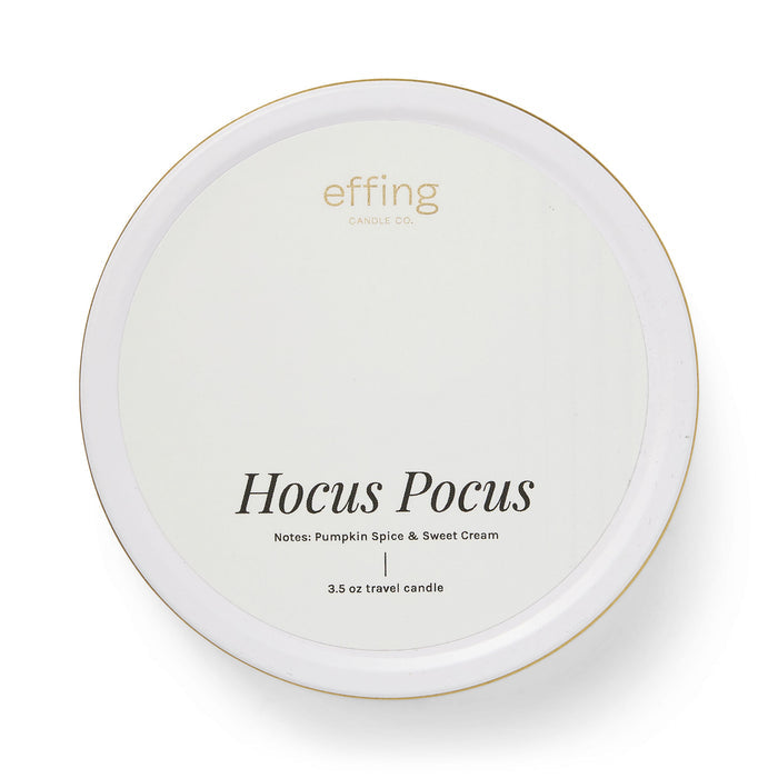 Hocus Pocus Travel Tin, Effing Candle