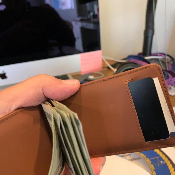 Hommes Portefeuille en cuir Extra-mince ciaovie
