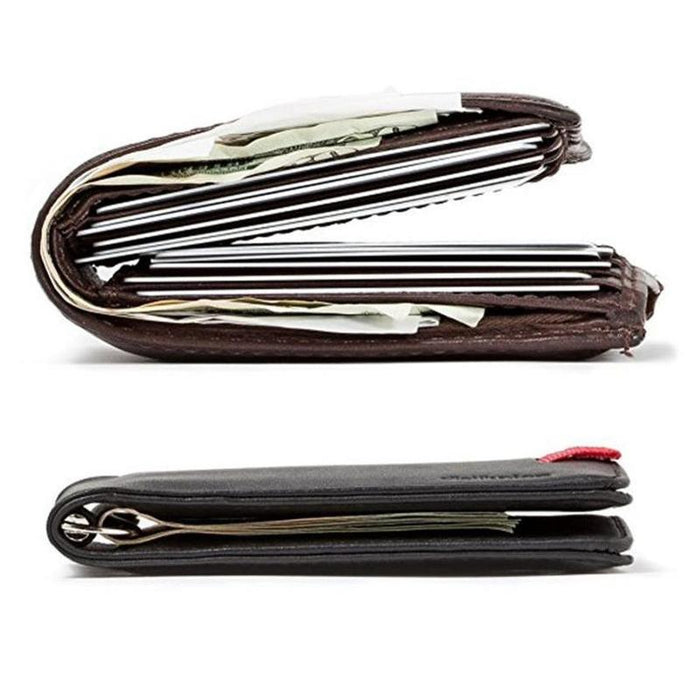 Hommes Portefeuille en cuir Extra-mince ciaovie