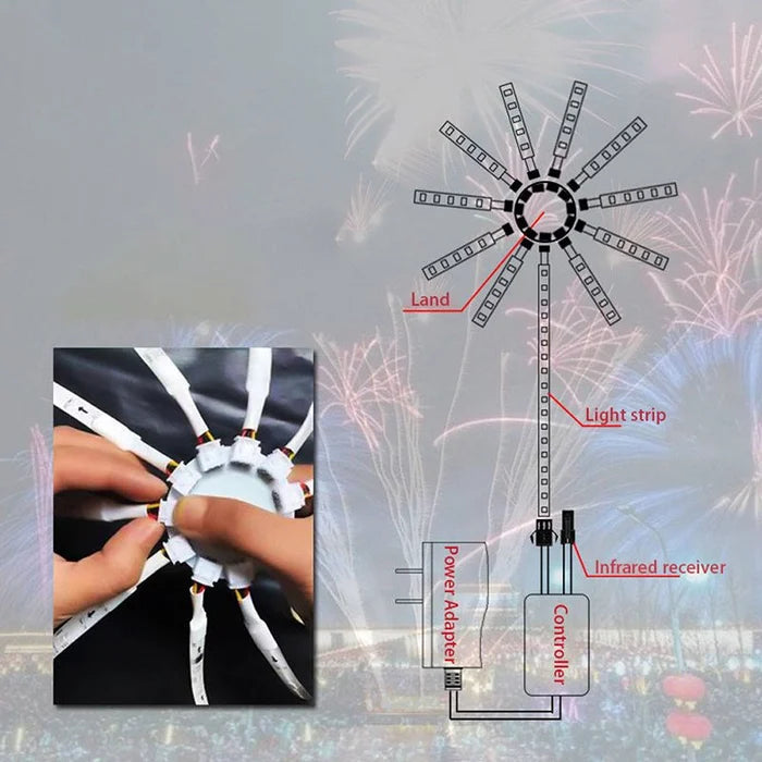 💥Hot Sale💥) Smart Firework LED Lights MBJRC