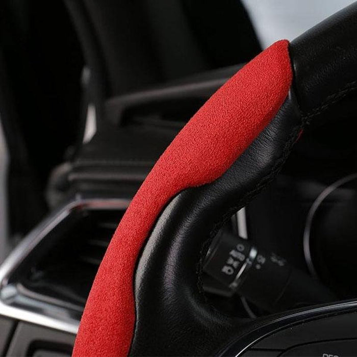 Housse De Volant En Peluche Antidérapante Pour Voiture ciaovie