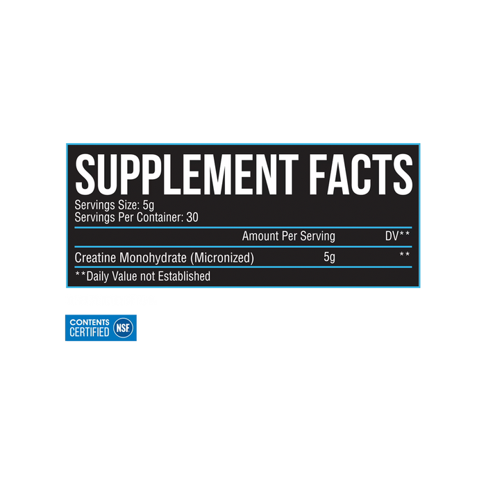 Inspired Nutraceuticals - Creatine Monohydrate: INRx - 60 Servings - Unflavored