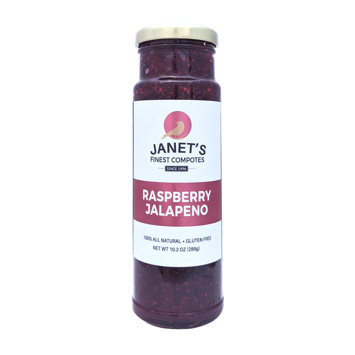 Janet's Finest Compotes Raspberry Jalapeno