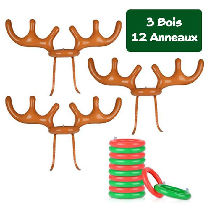 ENSEMBLE FAMILLE: 3 * ANTLERS + 12 * ANNEAUX