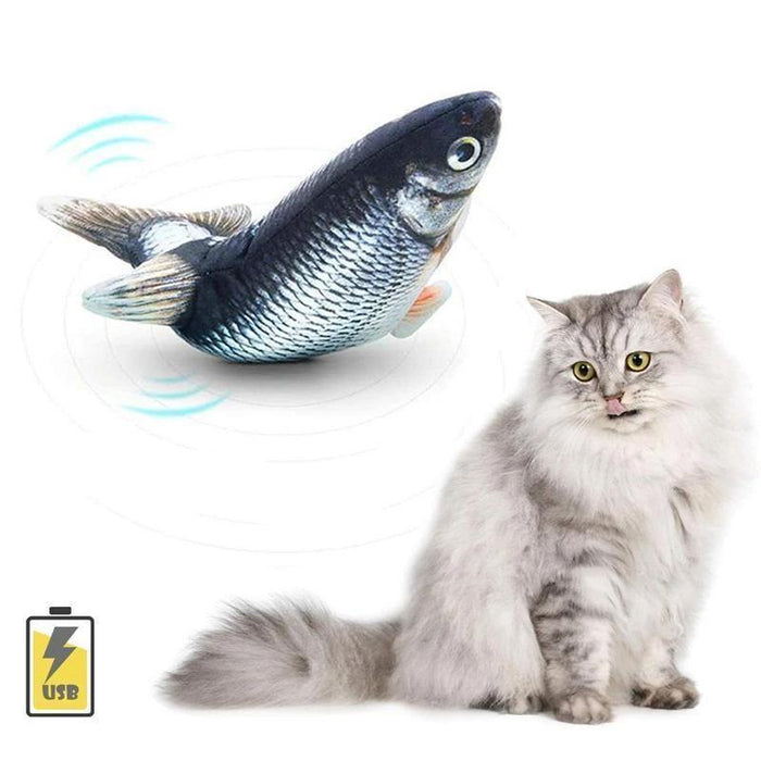 Jouet de Simulation de Poisson pour Chat Charge USB ciaovie
